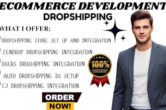 set up connect dsers autods zendrop aliexpress cjdropshipping shopify wix store