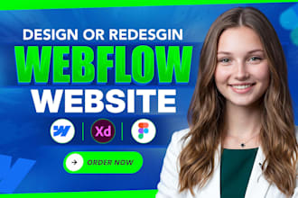 design or develop webflow website, figma to webflow, webflow expert