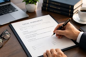 legal contracts, mou, nda, loan and mortgage agreements
