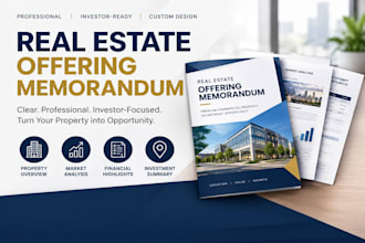 design a real estate offering memorandum