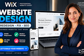 fix and optimize wix website redesign wix seo business website development