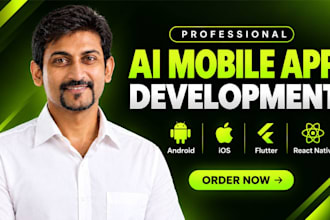 do ai mobile app development, ios android app creation flutter ai app developer