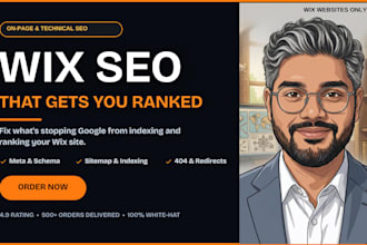 be your wix SEO expert and optimize the website