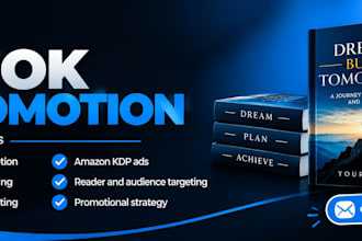 promote your book with book marketing and amazon KDP ads