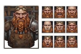 draw rpg maker character busts with facesets