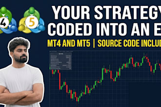 code your mt4 mt5 expert advisor trading bot in mql4 mql5