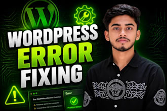 fix wordpress errors, bugs, issues, and technical problems