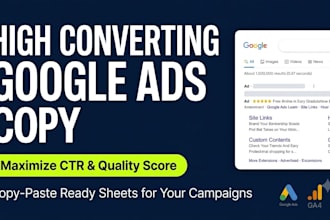 write high converting google ads copy and extensions