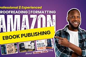 format your amazon KDP book, kindle ebook, KDP journal, paperback professionally