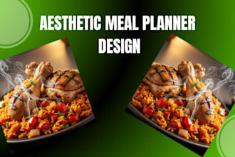 do aesthetic meal planner for fitness