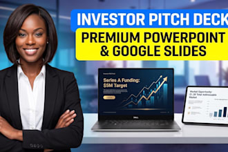 design investor pitch deck powerpoint presentation google slides startup