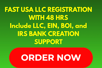 do USA llc registration, US llc formation with ein for US and non US residents
