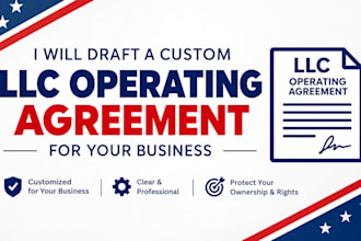draft a custom llc operating agreement for your business