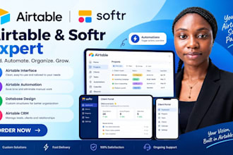 build airtable, airtable database, softr web app, interface and client portal