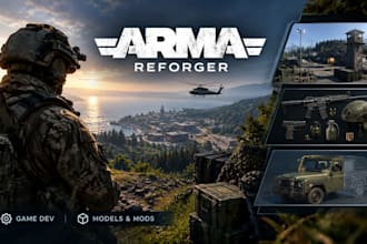 build immersive base and design custom weapons for arma reforger server