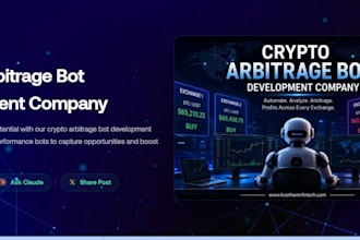build automated crypto trading bot, arbitrage bot, ai trading bot, memecoin bot