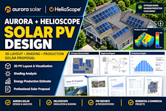 design solar pv systems with aurora solar and helioscope