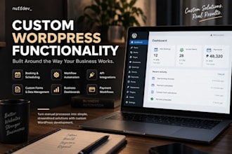 build custom wordpress functionality for your business