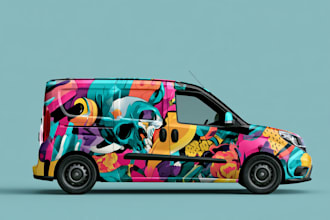 design vehicle wrap and truck decals