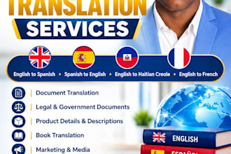 do the following translations