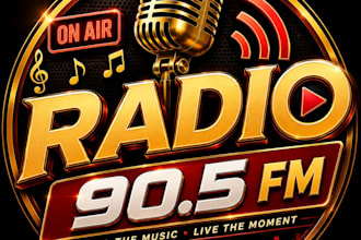design high quality radio stations logo with unlimited revision