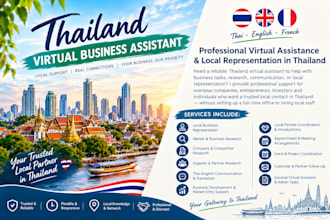 be your thailand business assistant for local support