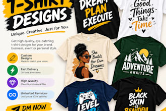 create custom typography t shirt designs svg bundles for etsy