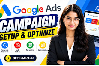 setup and manage google ads, PPC adwords campaigns