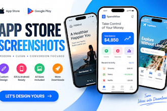 professional app store screenshots for ios and android apps