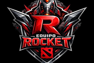 design high quality rocket logo with unlimited revision