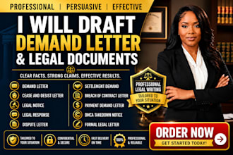 draft a powerful demand letter or cease and desist letter as a US attorney