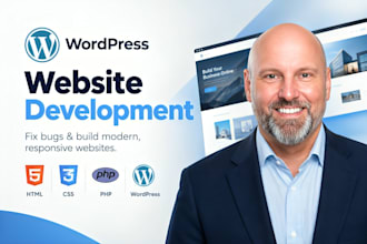 fix bugs and develop HTML, CSS, PHP, wordpress websites