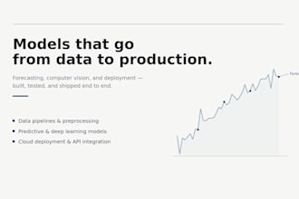 do end to end data science, ml and ai model development