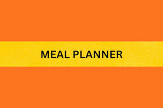 be your meal planner