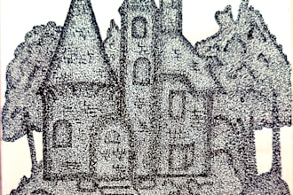do customised stippling art