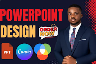 design powerpoint presentation, google slides, canva slide deck, and keynote ppt