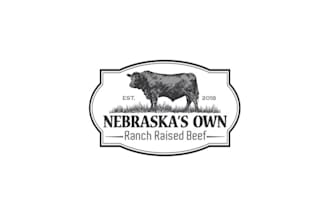 design own ranch raised beef logo