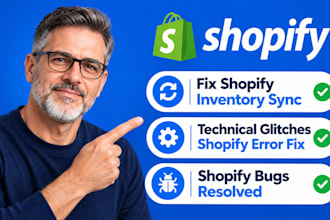 fix shopify inventory sync, technical glitches shopify error fix shopify bugs