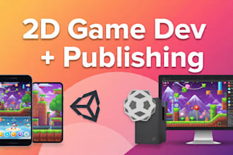 develop 2d unity game with levels UI