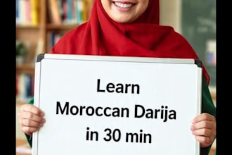 teach you moroccan darija in 30 minutes