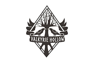 design nordic style crest family farm logo