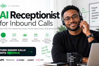 build an ai receptionist for inbound calls scheduling and call routing