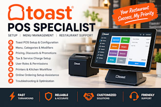 toast pos setup, configuration and support