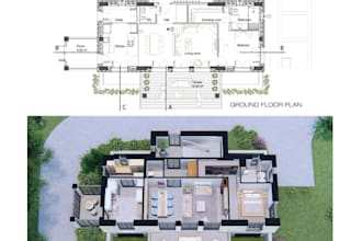 design architectural masterplan and create 3d model renders