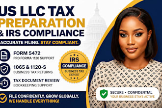 handle us llc tax preparation, irs form 5472, pro forma 1120, 1065 and 1120 s