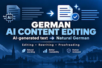 edit and improve your german ai generated content