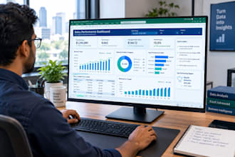 create professional microsoft excel dashboards, reports, automated spreadsheets