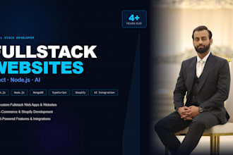 create fullstack websites and apps with react, nodejs and ai