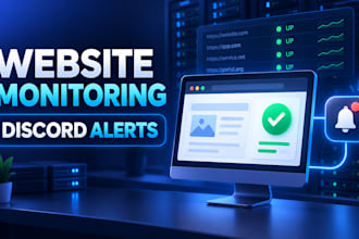 set up website uptime monitoring with discord alerts