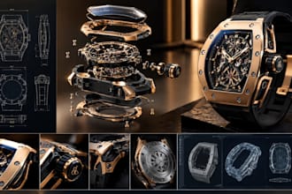 design watch, watch cases, watch parts and 3d cad models, watch brand designer